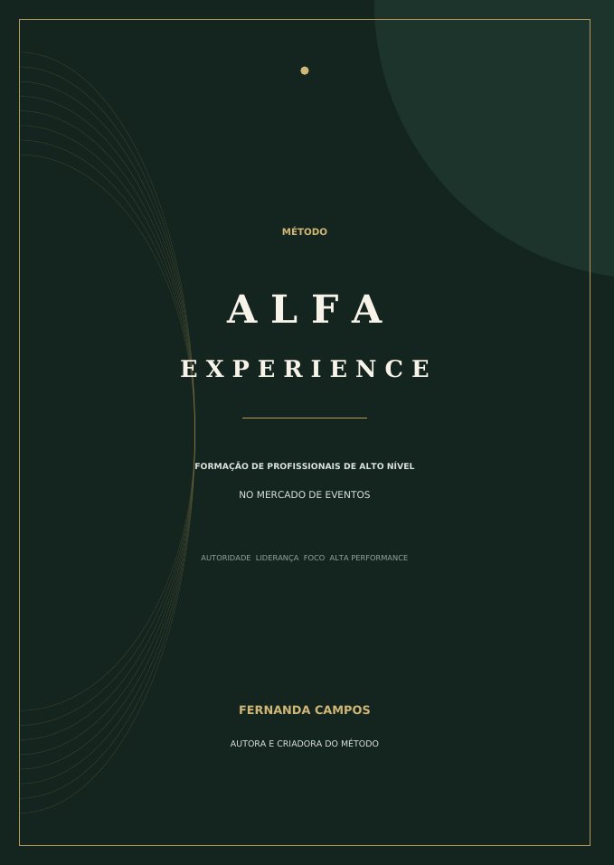 Capa do método ALFA Experience